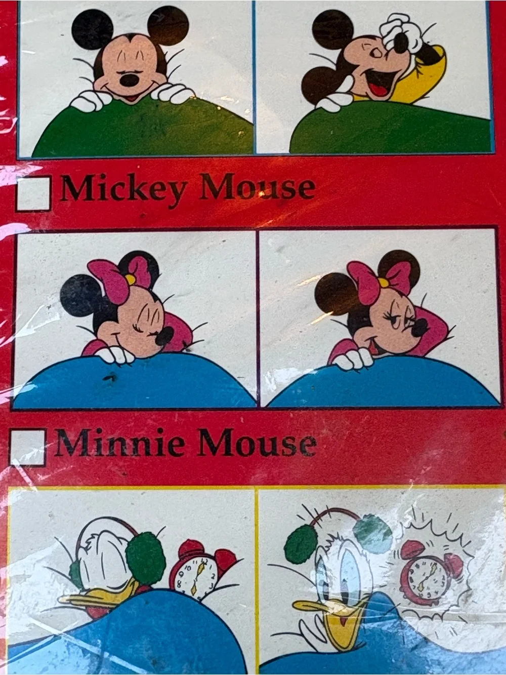 Vintage Disney Minnie Mouse Pillowcase Wamsutta 90s NIP